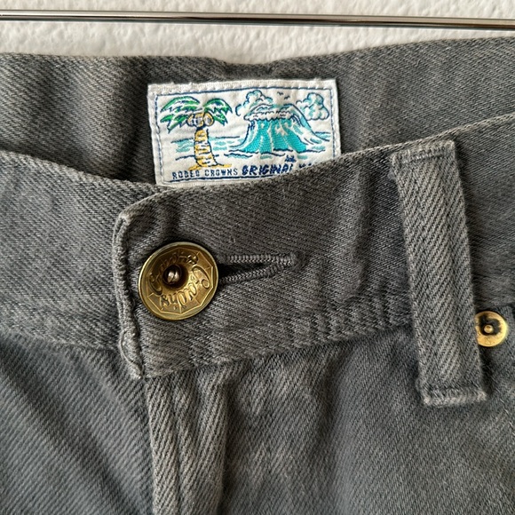 Rodeo crowns mid rise distressed denim shorts size 2 jeans moussy grunge - Picture 3 of 6